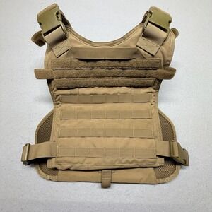 Condor Tactical Plate Carrier Vest Coyote Tan MOLLE Adjustable Body Armor